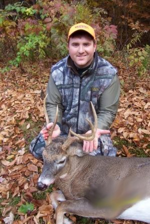 Chris with a 225 lb Non-Typical Shot on Opening Morning